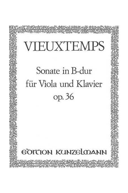 Vieuxtemps, Sonata in B flat major Op. 36 for Viola and Piano (K)