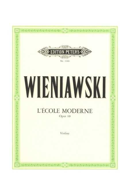 Wieniawski Lecole Moderne Op. 10 For Violin (Peters)