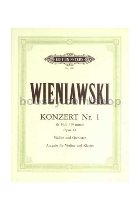 Wieniawski Violin Concerto No. 1 In F (Hash) Minor (Peters)