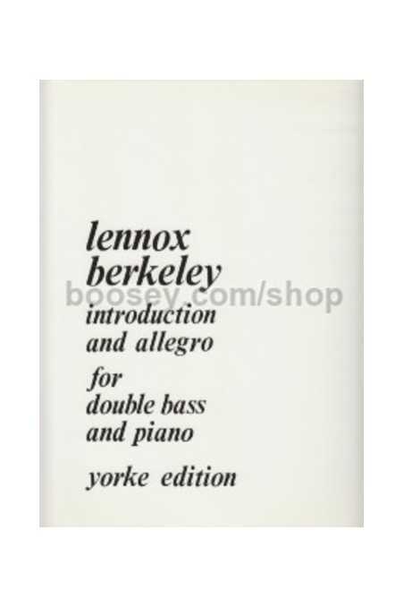 Berkeley, Introduction And Allegro For Double Bass (Yorke)