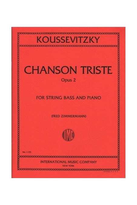 Koussevitsky, Chanson Triste For Double Bass