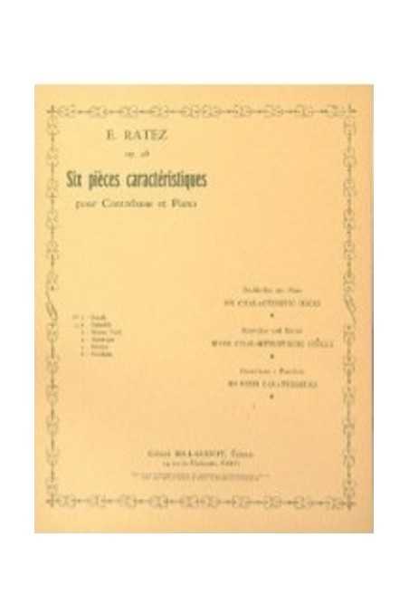 Ratez, 6 Characteristic Pieces No. 2 'Cantabile' For Bass