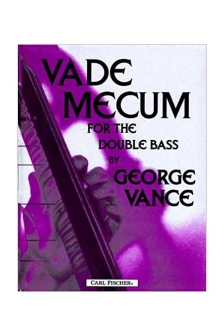 George Vance, Vade Mecum For Double Bass