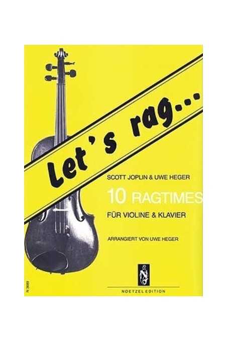 Joplin & Heger, 'Lets Rag' 10 Ragtimes for Violin & Piano