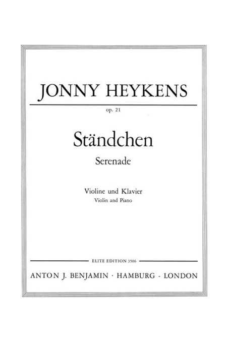 Heykens Standchen Serenade Op.21 For Violin And Piano
