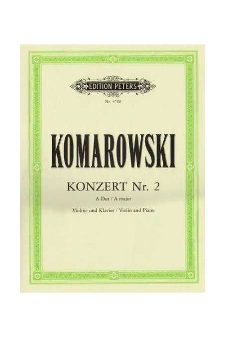 Komarowski, Violin Concerto No. 2 (Peters)