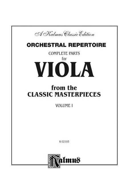 Album of Classical Pieces for Viola Vl 1 (Kalmus)