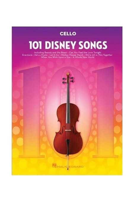 101 Disney Songs Cello Book (Hal Leonard)