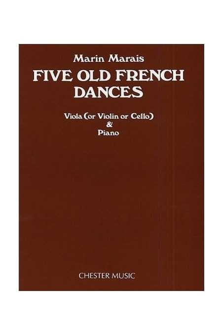 Marais, 5 Old French Dances For Violin/Viola/Cello (Master Music)