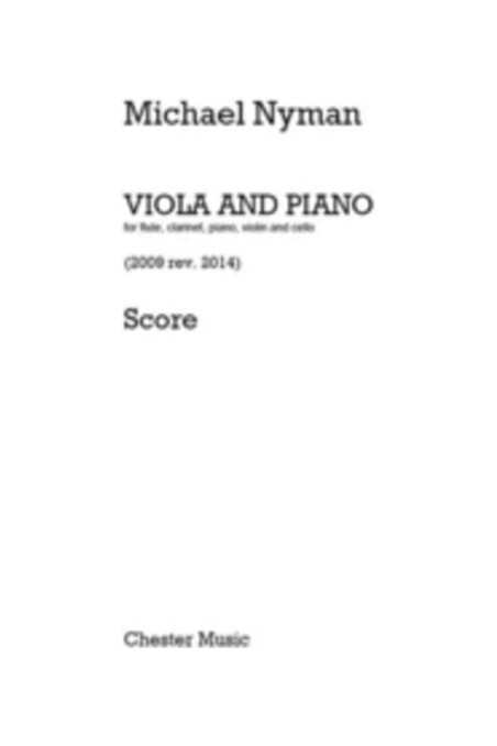 Nyman For Viola And Piano (Chester Music)