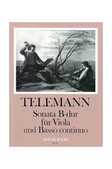 Telemann, Sonata In B Major For Viola And Piano (Amadeus)