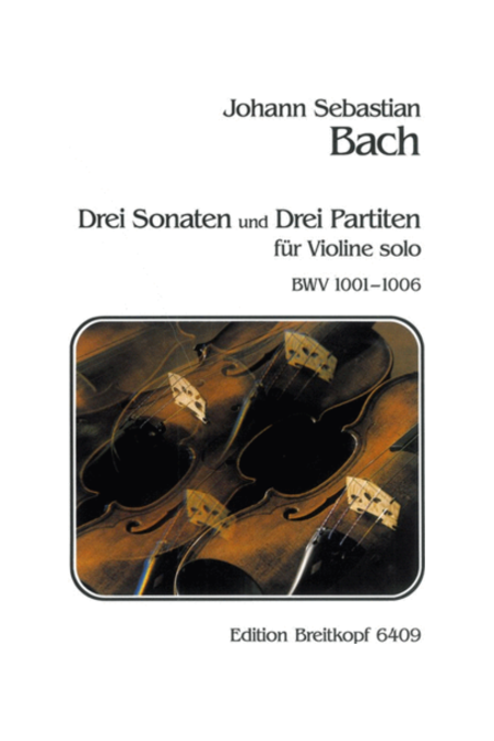 Bach, Drei (Three) Sonatas For Viola (Breitkopf & Härtel)