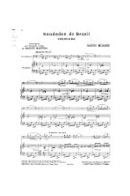 Milhaud, Sorocaba For Cello And Piano (Eschig)