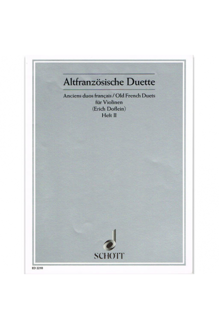 Old French Duets Vol. 2 for Violin (Schott)