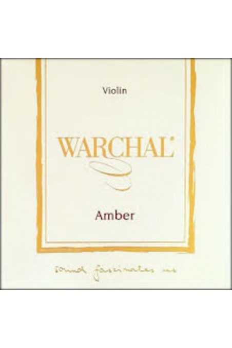 Amber Violin D String 4/4 by Warchal