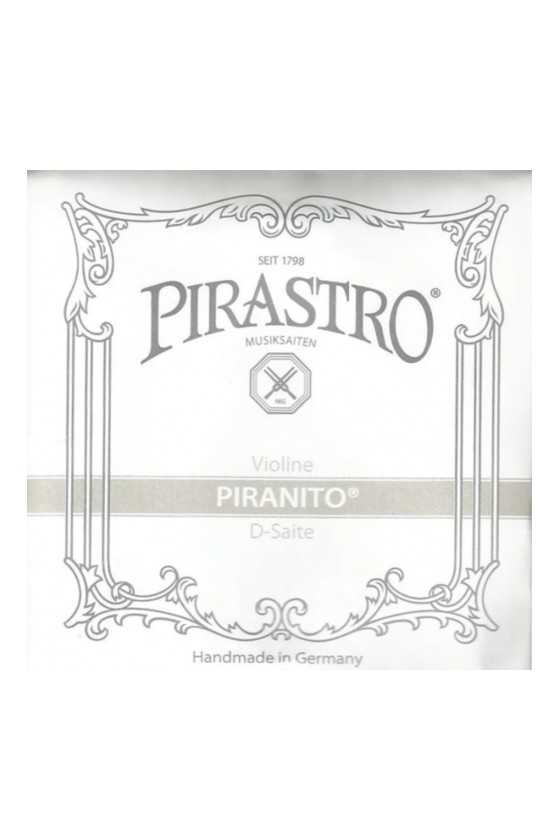 Piranito Violin D String 1/4 - 1/8 by Pirastro