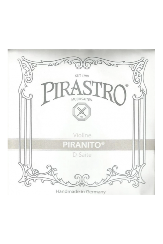 Piranito Violin D String 1/16 - 1/32 by Pirastro