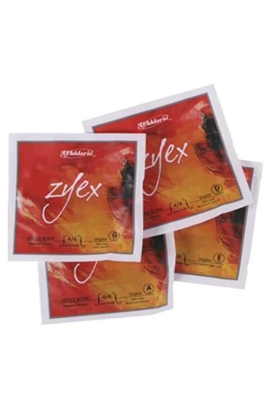 Zyex Violin Strings Set With Aluminium D DZ310A by D'Addario