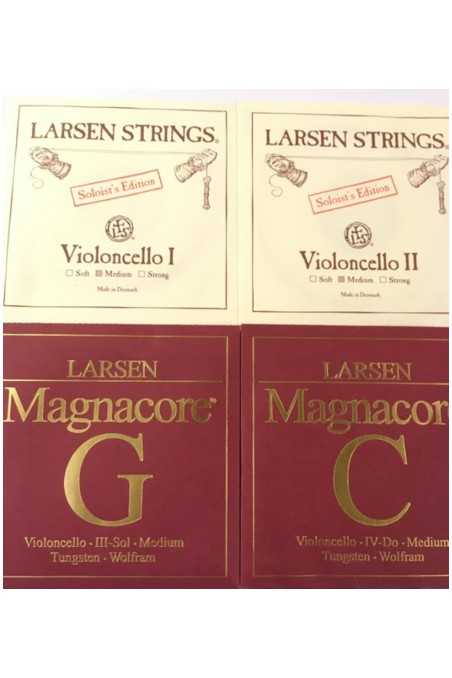 Larsen Solo Cello A & D And Magnacore G & C