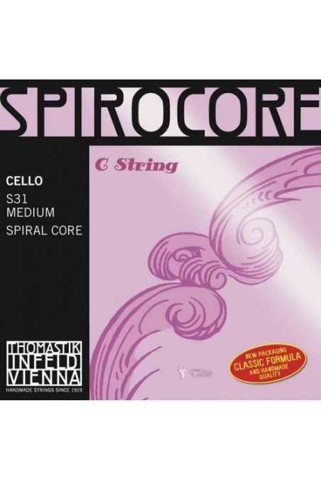 Spirocore Tungsten Cello C String by Thomastik-Infeld