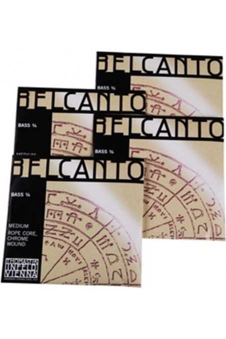 Belcanto Orchestral Double Bass String Set 3/4 by Thomastik-Infeld