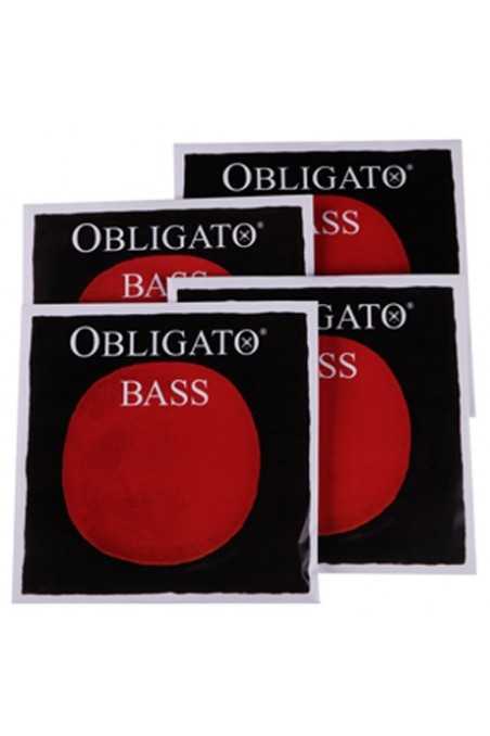 Obligato Orchestral Double Bass 3/4 Strings Set