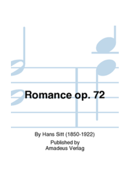 Sitt, Romance Op. 72 For Viola And Piano (Amadeus)