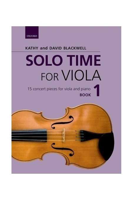 Solo Time for Viola Book 1 by Kathy/David Blackwell