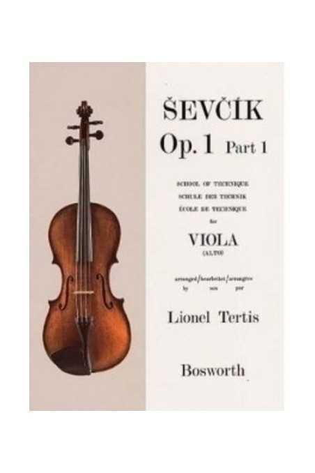 Sevcik, Op. 1 Part 1 For Viola (Bosworth)