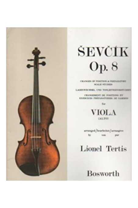 Sevcik, Opus 8 For Viola (Bosworth)