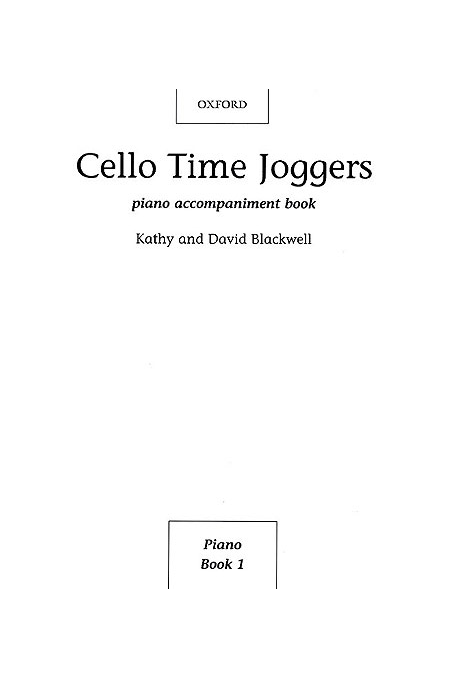 Blackwell, Cello Time Joggers Piano Accompaniment