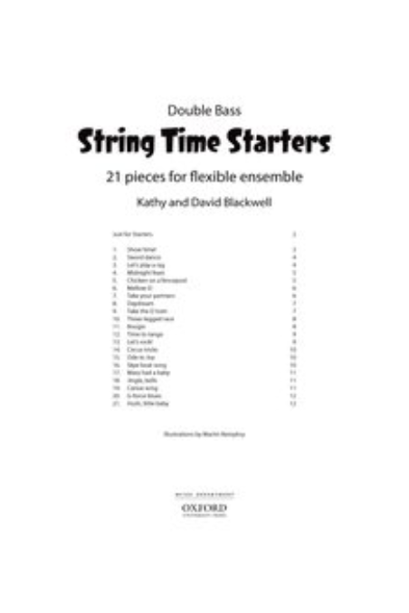 Blackwell - String Time Starters Bass