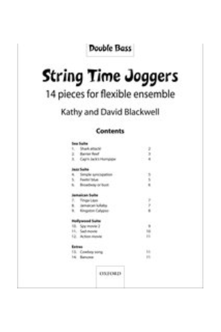 String Time Joggers For Bass For String Ensemble By Blackwell