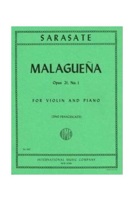 Sarasate Malaguena For Violin (IMC)
