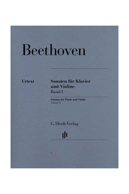 Beethoven, Sonatas For Violin And Piano Bk 1 (Verlag)