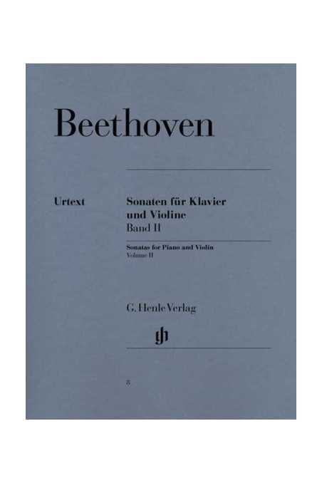 Beethoven, Sonatas For Violin And Piano Bk 2 (Verlag)