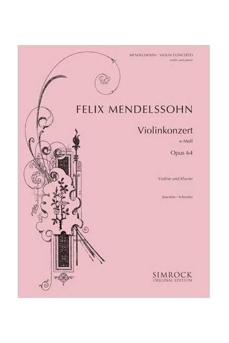Mendelssohn, Violin Concerto in E Minor Op. 64 (Boosey & Hawkes)