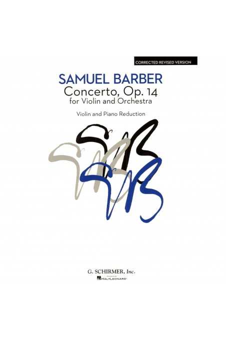 Barber - Violin Concerto Op. 14 piano reduction (Schirmer)