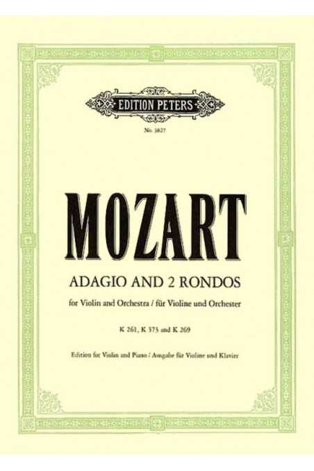 Mozart, Adagio K261 and Rondos K269 K373 for Violin and Piano (Peters)