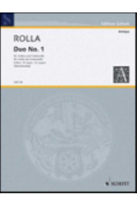 Rolla, Duo No.1 For Violin And Cello (Schott)