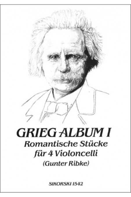 Grieg, Album 1 Romantic Pieces For 4 Cellos