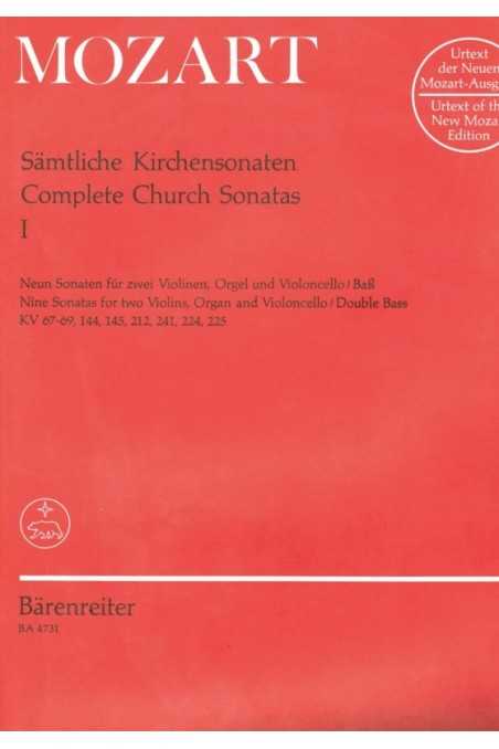 Mozart Complete Church Sonatas Bk 1 (Barenreiter)