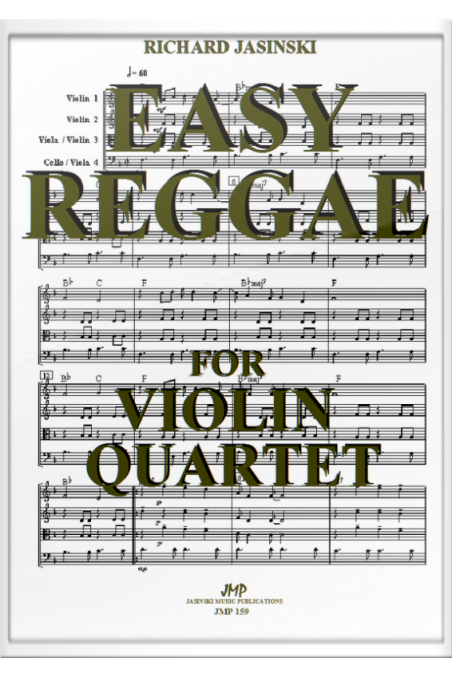 Jasinski, Easy Reggae For Violin Quartet