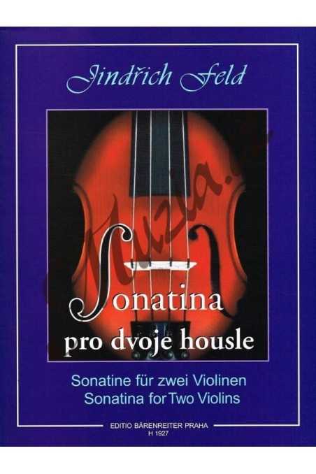 Feld Sonatina For Two Violins (Barenreiter)