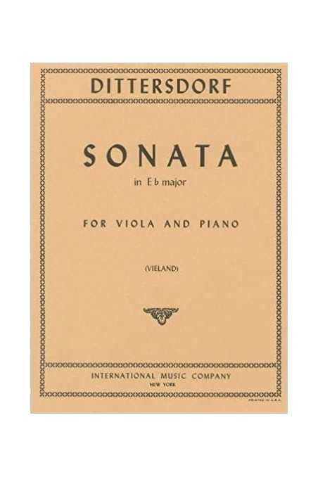 Dittersdorf, Sonata in E Flat for Viola and Piano (IMC)