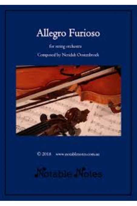 Allegro Furioso For String Orchestra By Oostenbroek