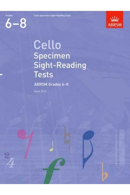 ABRSM Cello Specimen Sight-Reading Gr 6-8