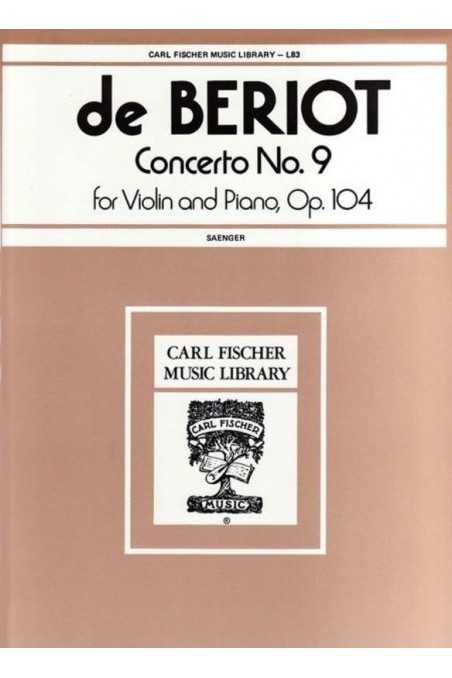 Beriot, Concerto No. 9 in A Minor Op. 104 for Violin and Piano (Fischer)