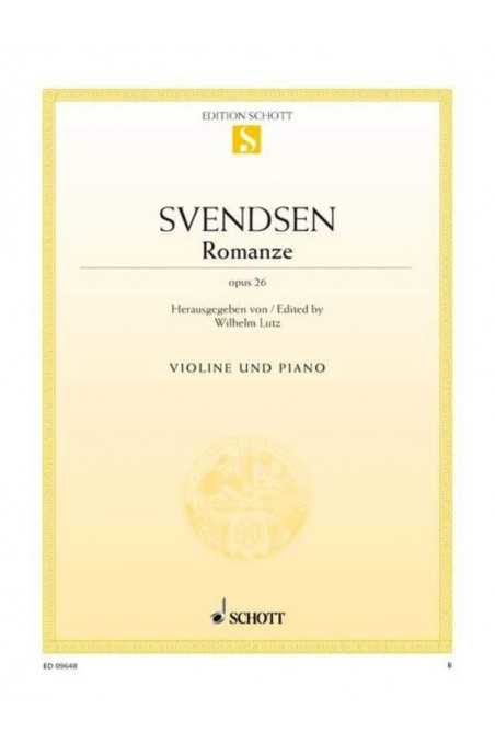 Svendsen, Romance Op. 26 for Violin and Piano (Schott)