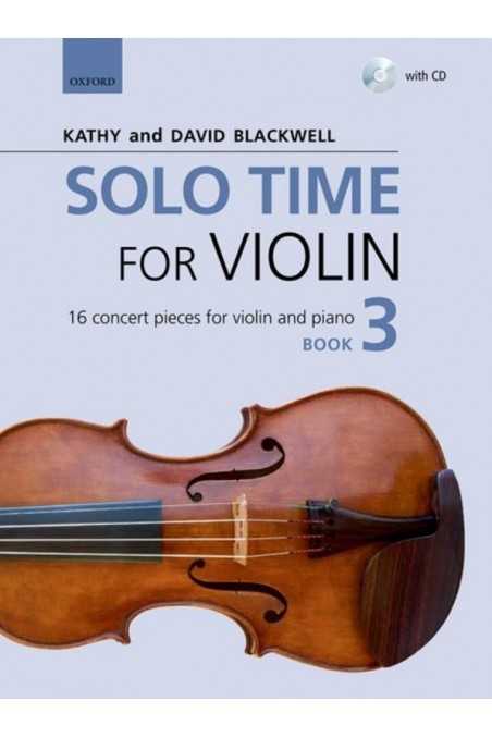 Solo Time for Violin Book 3 by Kathy/David Blackwell